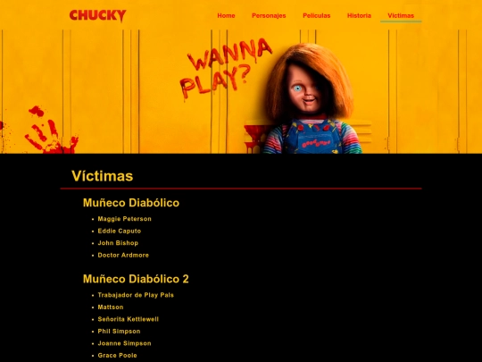 victimas screenshot
