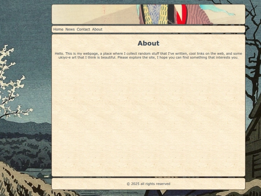 pages/about screenshot