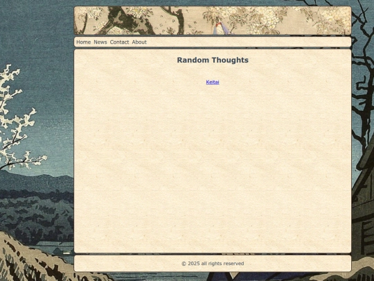 pages/thoughts screenshot