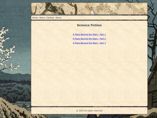 pages/writingscifi screenshot