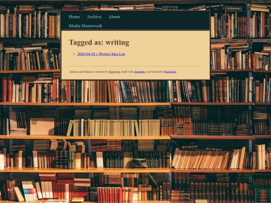 tags/writing screenshot