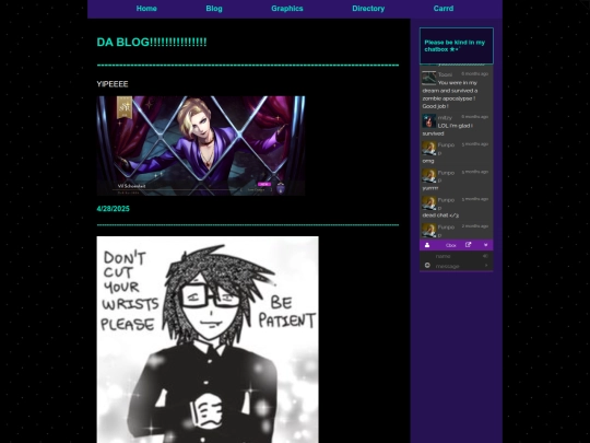 blog screenshot
