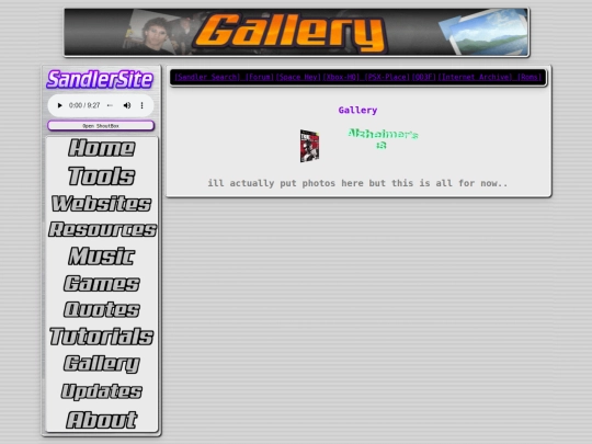SandlerSite/Gallery screenshot
