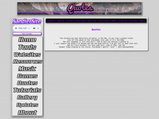 SandlerSite/Quotes screenshot