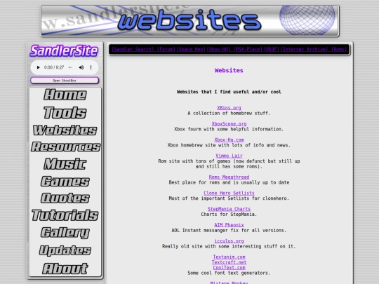 SandlerSite/Websites screenshot