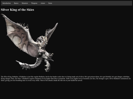 SilverRathalos screenshot
