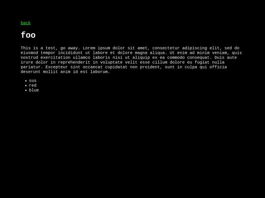 blog/foo screenshot