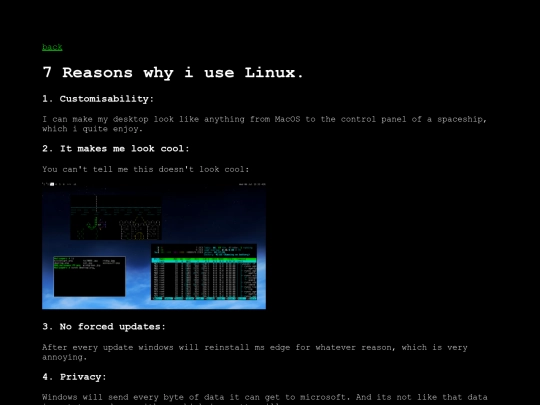 blog/whylinux screenshot