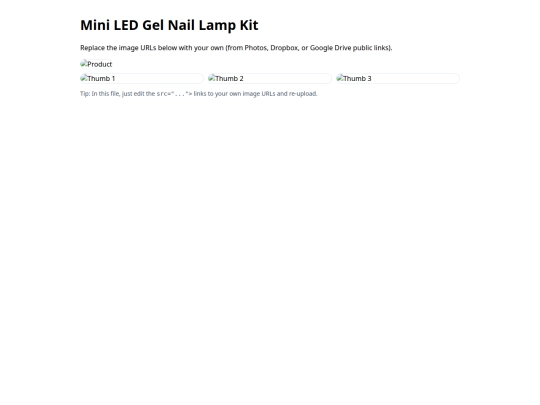 glownail_with_uploaded_photo_single screenshot