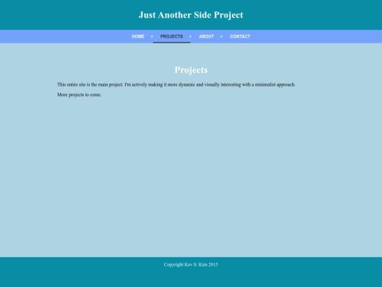 projects screenshot