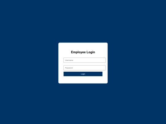 final/login screenshot