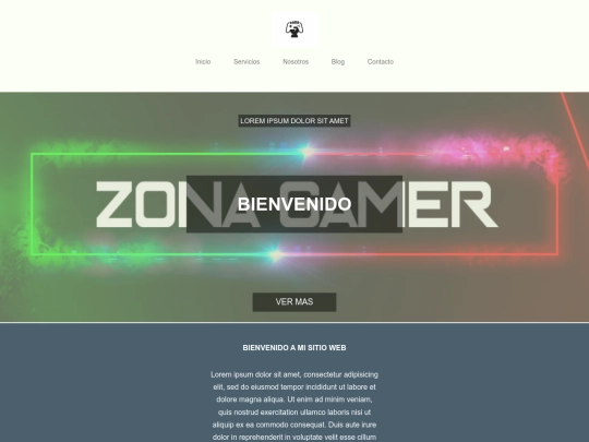 sitio web HTML  screenshot