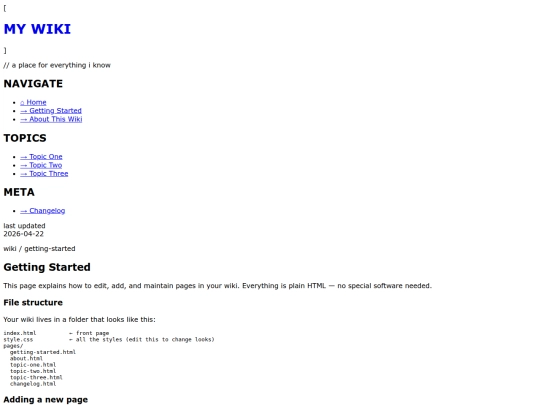 getting-started screenshot