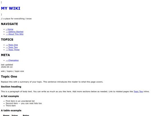 topic-one screenshot