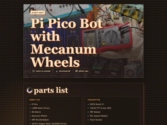 pages/robot-car-project screenshot