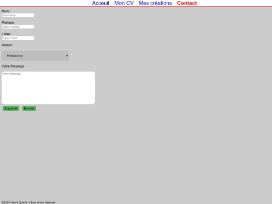 contact screenshot