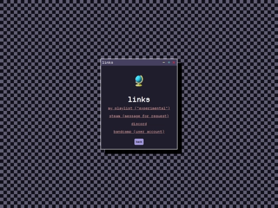 pages/links screenshot