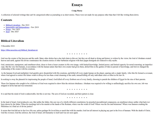 essays screenshot