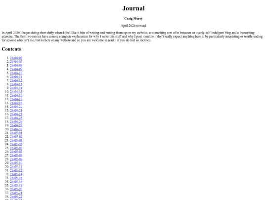 journal screenshot