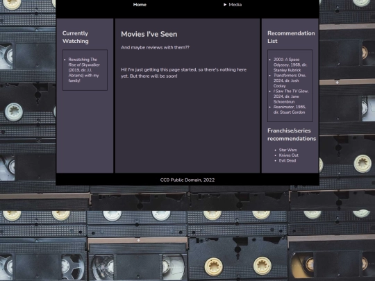 media/movies screenshot