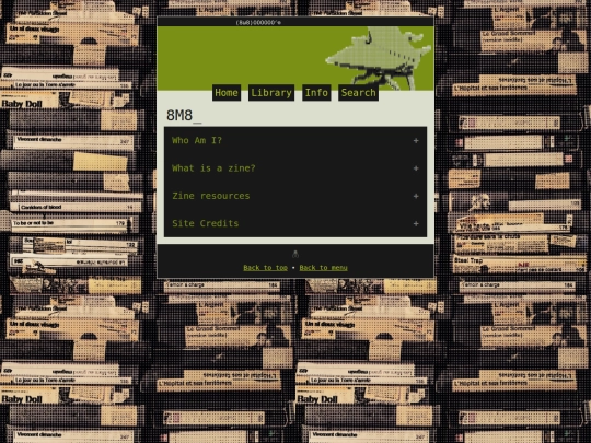 info screenshot