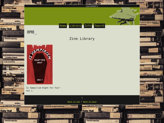 library screenshot