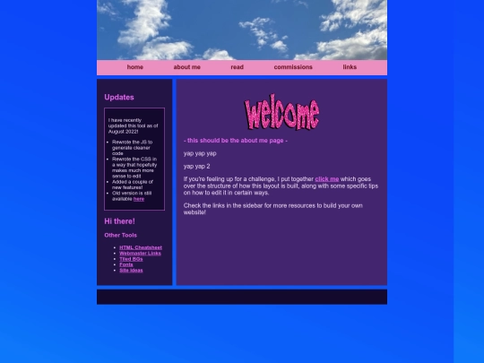 aboutme/aboutme screenshot