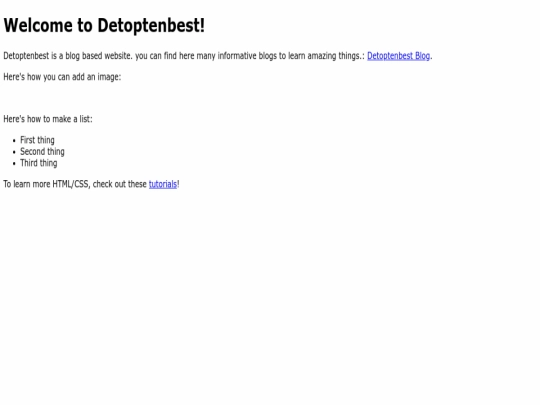 index screenshot