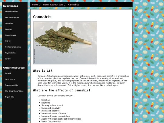 harmredux/cannabis screenshot