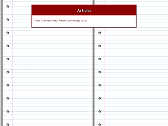 writings/articles screenshot