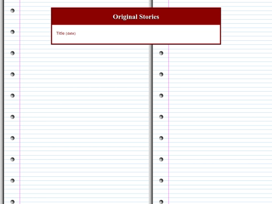 writings/originalstories screenshot