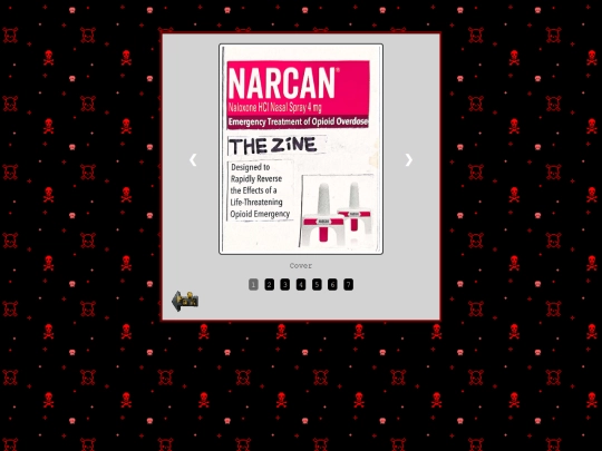 zines/narcanthezine screenshot