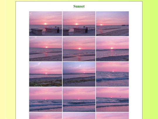 sunset screenshot
