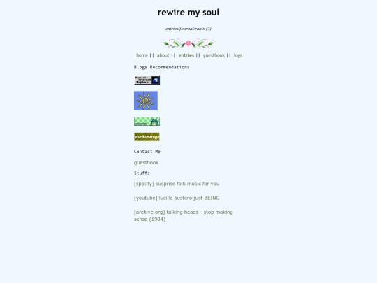 entries screenshot