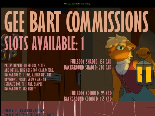 commission-sheet screenshot