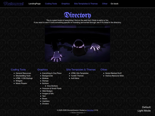 Resources screenshot