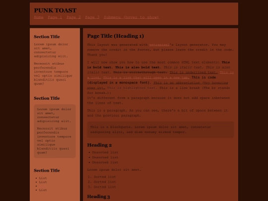 index screenshot