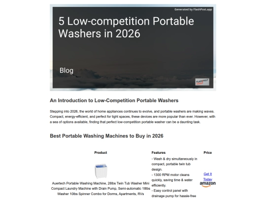 5-low-competition-portable-washers-in-2026 screenshot