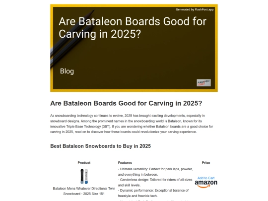 are-bataleon-boards-good-for-carving-in-2025 screenshot