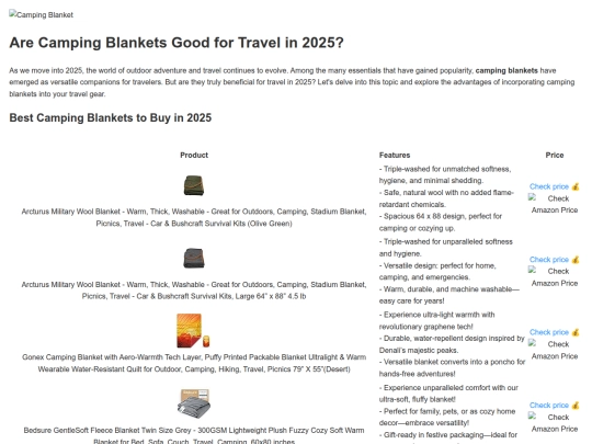 are-camping-blankets-good-for-travel-in-2025 screenshot