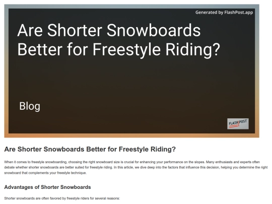 are-shorter-snowboards-better-for-freestyle-riding screenshot