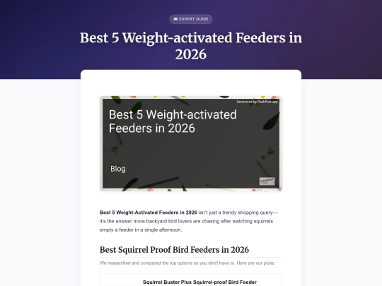 best-5-weight-activated-feeders-in-2026 screenshot