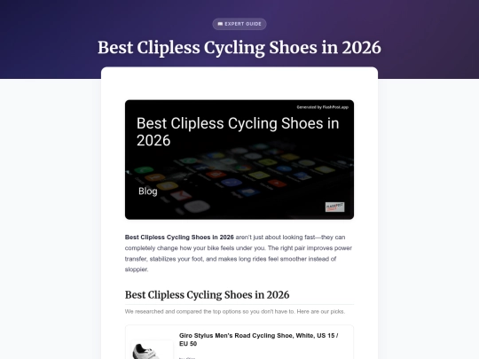 best-clipless-cycling-shoes-in-2026 screenshot