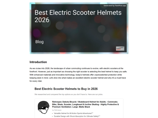 best-electric-scooter-helmets-2026 screenshot