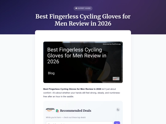 best-fingerless-cycling-gloves-for-men-review-in-2026 screenshot