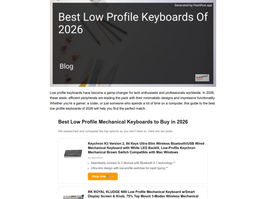 best-low-profile-keyboards-of-2026 screenshot