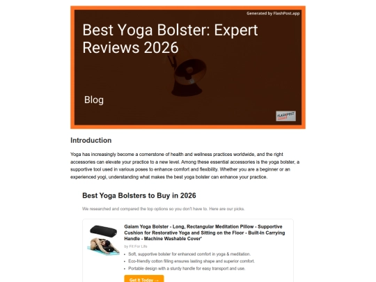 best-yoga-bolster-expert-reviews-2026 screenshot