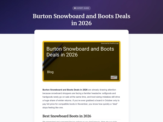burton-snowboard-and-boots-deals-in-2026 screenshot
