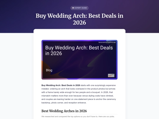 buy-wedding-arch-best-deals-in-2026 screenshot
