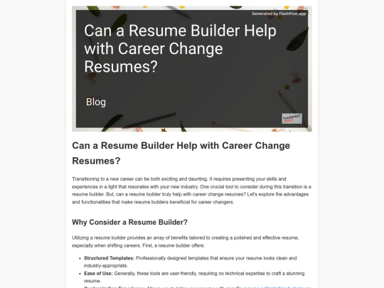can-a-resume-builder-help-with-career-change-resumes screenshot